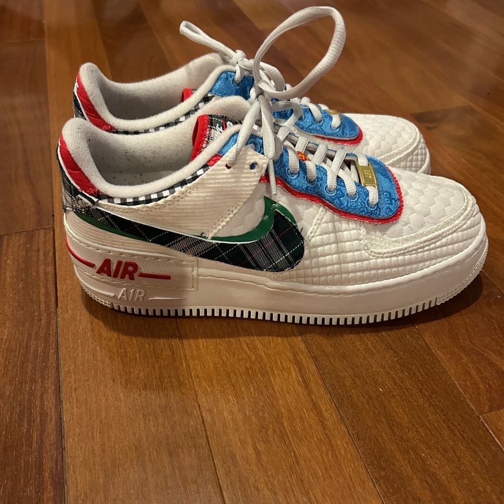 NIKE AIR FORCE 1 SHADOW WOMEN'S MULTI-COLOR SHOES. STYLE CODE: DZ5193 100
